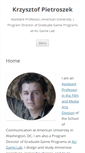 Mobile Screenshot of pietroszek.com